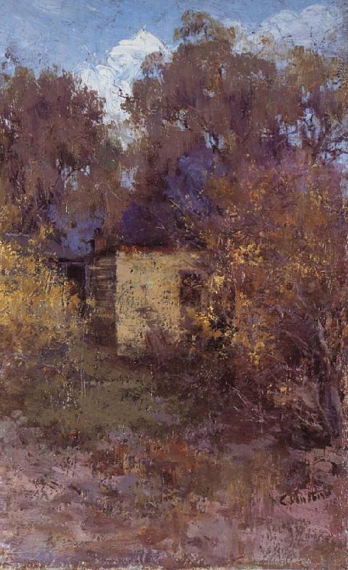 Landscape with cottage, Clara Southern